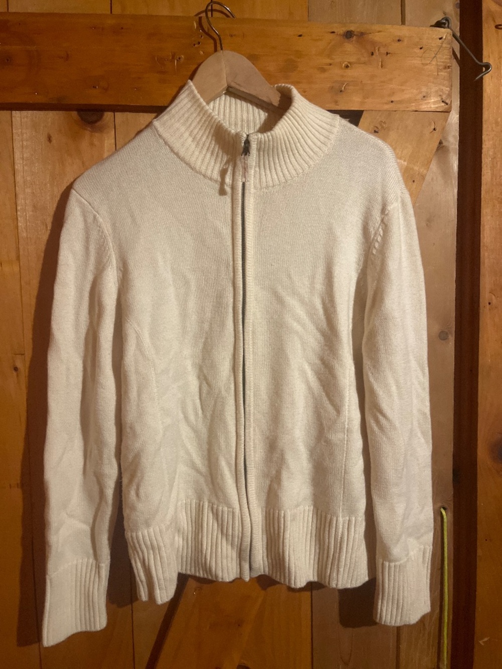 100% Merino Wool Zip up Sweater